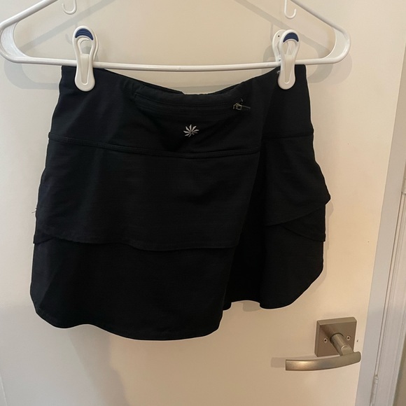 Athleta Black Layered Ruffle Skirt - Picture 3 of 9